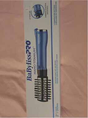 Women's BaBylissPRO Nano Titanium Rotating Hot Air Brush One Size Blue